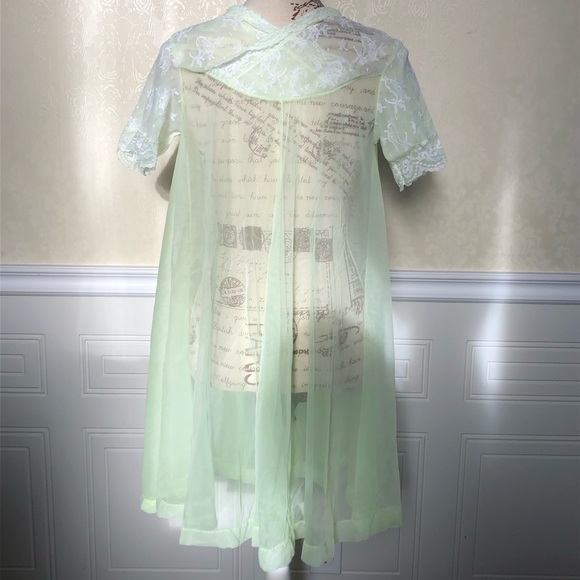 Vintage 1960’s Chiffon Lace Babydoll - Picture 5 of 8